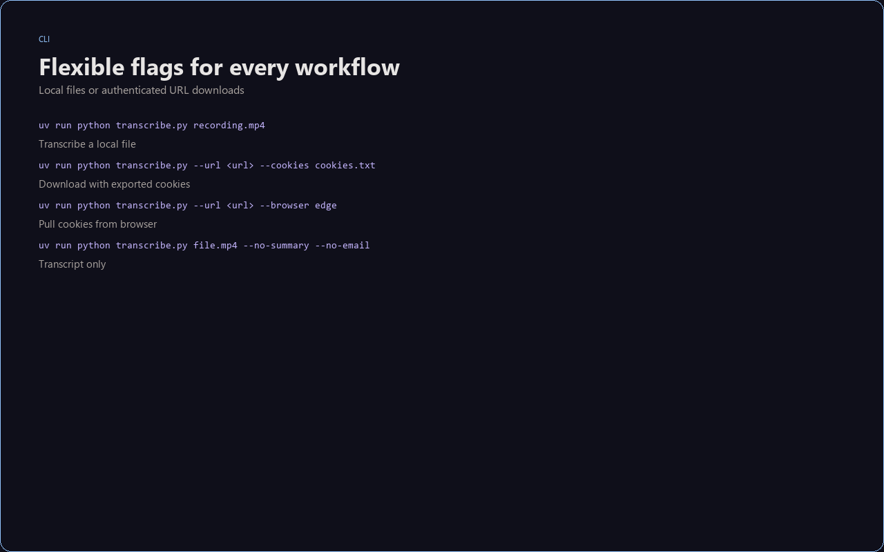 Transcriber screenshot 3